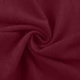 thumbnail image 7 of Bovemsi Women's Elastic Waist Cotton-Polyester Casual Trousers - Loose Fit Pants with Side Pockets, Red, XL, 7 of 7