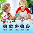 thumbnail image 3 of JEEXI Mini RC Car Watch Set for Kids – Wearable Remote Control Cars, LED Lights, Wrist-Mounted Controllers – Toy Cars for Boys & Girls, Fun Parent-Child Playtime - 2 Pack (Green & Gray), 3 of 8