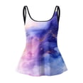 thumbnail image 5 of adviicd Bathing Suit Tops Modest Tankini Tops for Women - Loose Fit Swim Tops No Bottom(Purple,S), 5 of 5
