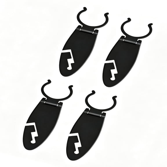 Nealison 4Pcs Paddle Board Paddle Clips–Versatile Holders for Kayaks, Paddleboards, and Rowing Oars, Simple to Mount and Keeps Your Paddle Secure.