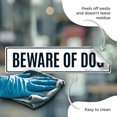 thumbnail image 4 of Beware Of Dog Sign, Rectangle Black Text Sign,, 4 of 8