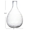thumbnail image 2 of Bloomingville Round Hand-Blown Etched Reclaimed Glass Pitcher, Clear, 2 of 5