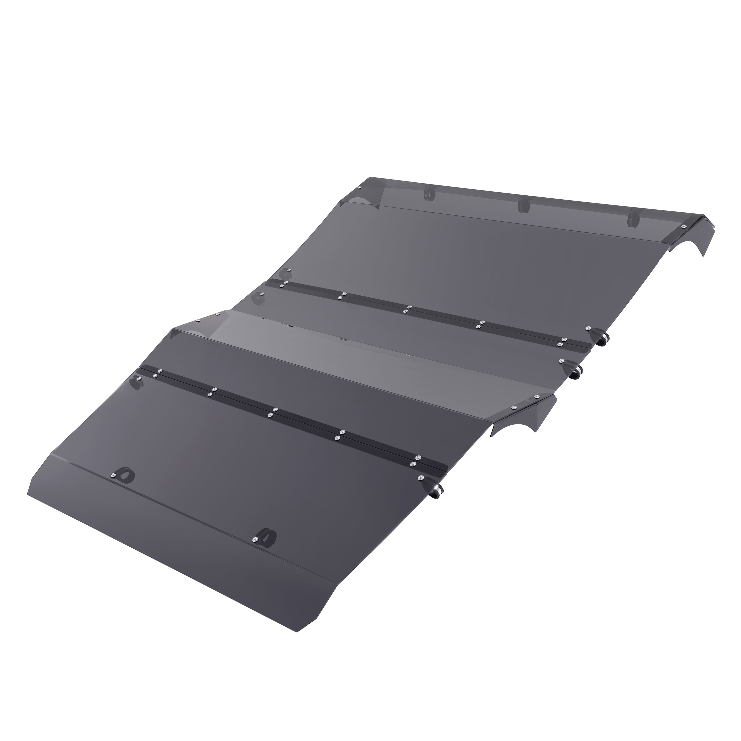 Kojem Hard Roof Top Compatible with 2014-Up Honda Pioneer 700-4 UTV Accessories Plastic(PC) Tinted 3PCS