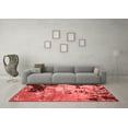 thumbnail image 3 of Ahgly Company Indoor Rectangle Abstract Red Contemporary Area Rugs, 2' x 5', 3 of 4