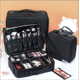 thumbnail image 2 of Bolsa de maquillaje de viaje grande, estuche de maquillaje profesional con espejo, bolsa organizadora de cosméticos impermeable con divisor ajustable, bolsa de almacenamiento de maquillaje portátil p Namotu CZMR-ST96, 2 of 7