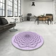 thumbnail image 4 of Ahgly Company Machine Washable Indoor Rectangle Transitional Rich Lilac Purple Area Rugs, 2' x 4', 4 of 7