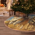 thumbnail image 5 of Sikiie Farm Corgi German Shepherd Nativity Christmas Tree Skirt, Jesus Christian Winter Holiday Tree Mat Decoration(30-48IN), 5 of 6