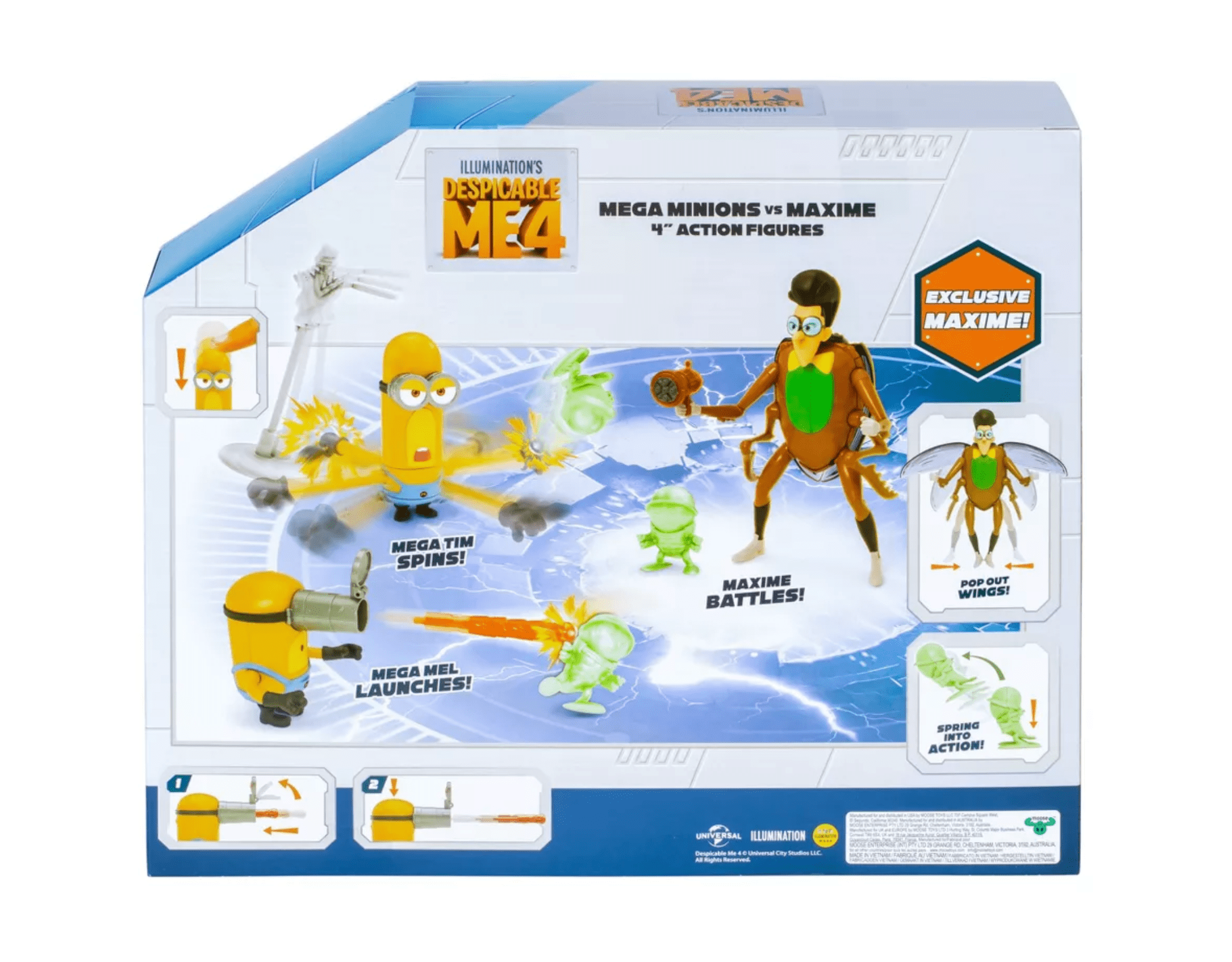 Despicable Me 4 Mega Minions Vs. Maxine Playset (Exclusive Maxine Action Figure)