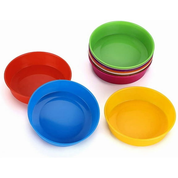 Plastic Sorting Bowls, Assorted Colors Set of 10