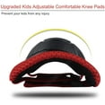 thumbnail image 6 of Qishi 3-in-1 Kids Knee/Elbow/Wrist Guards (3-8Y) for Outdoor/Skate/Bicycle/Scooter/Rollerblading，Toddler to Teen Size-Black, 6 of 8