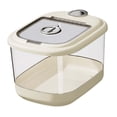 thumbnail image 1 of Siruishop Cereal Rice Food Storage Container Box Cereal Pet Food Kitchen Pantry Holder L for 15kg, 1 of 8