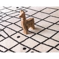 thumbnail image 2 of 9' x 12' Beige and Black Bohemian Geometric Rectangular Area Throw Rug, 2 of 6