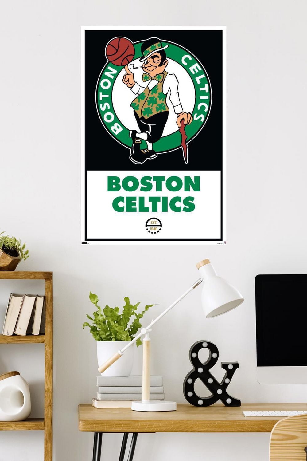NBA Boston Celtics - Logo 21 Wall Poster, 22.375" x 34"