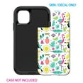 thumbnail image 2 of DistinctInk Custom SKIN / DECAL compatible with OtterBox Defender for iPhone 11 Pro MAX (6.5" Screen) - Summer Graphics - Flamingo Pineapple Sun Glasses, 2 of 5