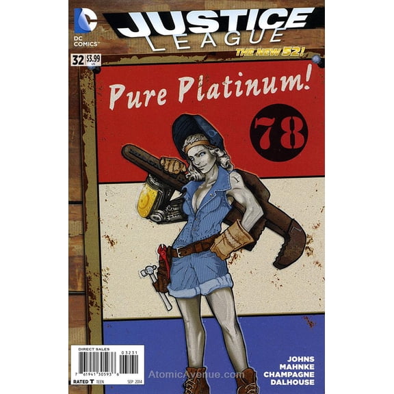 Justice League (2nd Series) #32A VF ; DC Comic Book