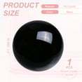thumbnail image 2 of Uxcell Round Crystal Sphere, 60mm / 2.4" Glass Solid Decorative Sphere Crystal Ball for Home Decor Ornament Gift Craft Feng Shui Divination Fortune Telling Fountain Decoration, Black, 2 of 7
