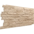 thumbnail image 6 of Ekena Millwork 49"W x 25 1/2"H x 1 1/4"D Acadia Ledge Stacked Stone, EverStone Faux Stone Siding Panel, Ocean Floor, 6 of 9