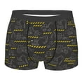 thumbnail image 5 of Uemuo Retro Excavator Pattern Men's Boxer Briefs,Trunk Anti-Chafing,Comfortable, Durable, and Stylish Underwear-Small, 5 of 9