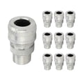 thumbnail image 1 of Conector Glandula Aluminio 3/4 Rosca Exterior 10 Pzs plateado 3/4 pulgada, 1 of 4