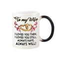 thumbnail image 2 of TIMIFIS Mark Cup Thermal Color Change Cup Valentine's Day Romantic Couple Water Cup Gift Kitchen Gadgets, 2 of 8