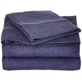 thumbnail image 1 of Intelligent Design ID20-699 Cotton Blend Jersey Knit Sheet Set Twin Navy,Twin, 1 of 3