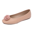 thumbnail image 2 of Round Toe Bowknot Comfortable Women's Casual & Dress Shoes Daily Wear Spring Summer Plus Size Office Work Pink A 9.5, 2 of 9