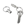 thumbnail image 4 of Zshan 12 Pack Quick Release Key Ring with Double Split Ring Bulk Detachable Silver, 4 of 5