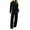 Black, variant on sususu Airport Outfits for Women 2025,Fall Sets Women's Knit Top and Wide Leg Pants Suit Comfortable Everyday Outfit for Autumn Winter Seasons - Black