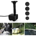 thumbnail image 4 of Solar Water Fountain Kit, Energy-Efficient 7V 1.2W Solar-Powered Pump For Gardens, Bird Baths, And Ponds, With Four Adjustable Nozzles, 4 of 5