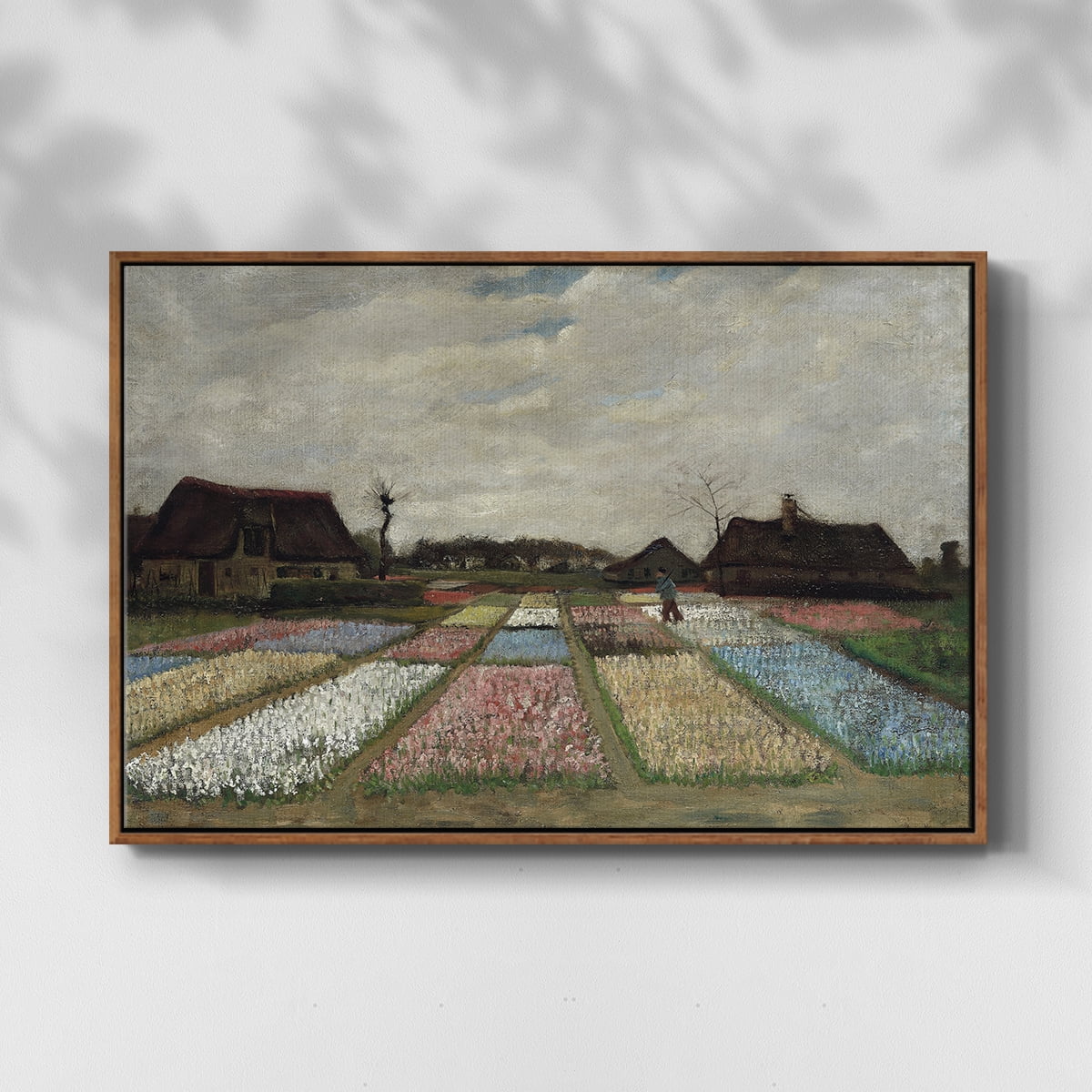 Vintage Landscape-CCCLXIII By Wexford Home Framed in Walnut Wood Gallery Wrapped Canvas 17 in. x 25 in.