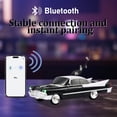 thumbnail image 2 of WS-1965 Bluetooth Replica Speaker – Retro Rocket Car Design, HD Sound, TWS, LED Party Lights, FM Radio, AUX/USB/TF Playback, Built-in Microphone – Portable Surprise Gift for Car Lovers (Black), 2 of 6