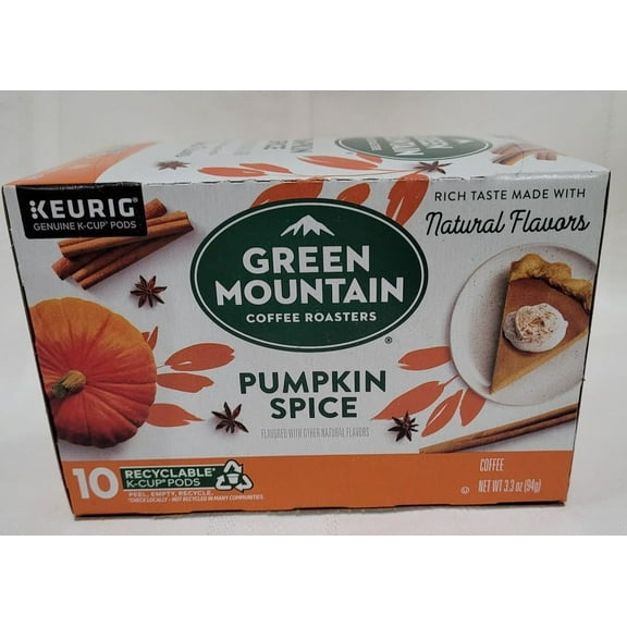 Pumpkin Spice, Single-Serve K-Cup Pods, Flavored Light Roast , 10 Count