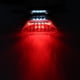 thumbnail image 3 of Hlyjoon 12V Motocicleta Universal LED Luz Trasera Luz de Freno de Luces Antiniebla Traseras Luces de Estacionamiento Dise?ado para ATVs Dirt Bike Custom Chopper Cruiser(Gris) Ecomeon no, 3 of 5