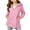 Pink, variant on Kids' Solid Color Waterproof Hooded Jacket, Windproof Lightweight Zip Up Raincoat with Multiple Pockets, Outdoor Adventure Coat for Boys and Girls, Perfect for Hiking, School, Travel - Black