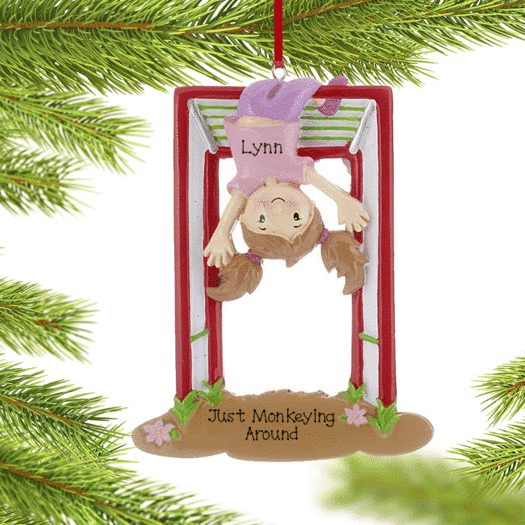Jungle Gym Girl Christmas Ornament Ornament Only Walmart Com Walmart Com
