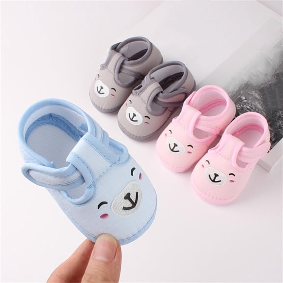 Rvasteizo Toddler Girl Shoes Print Soft Sole Casual Footwear for Infants