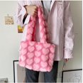 thumbnail image 5 of LinYooLi Y2K Fuzzy Tote Bag Women Pink Love Hearts Fuzzy Tote Bag Y2K Furry Tote Bag Handbag Soft Plush Winter Y2K Accessories, 5 of 6
