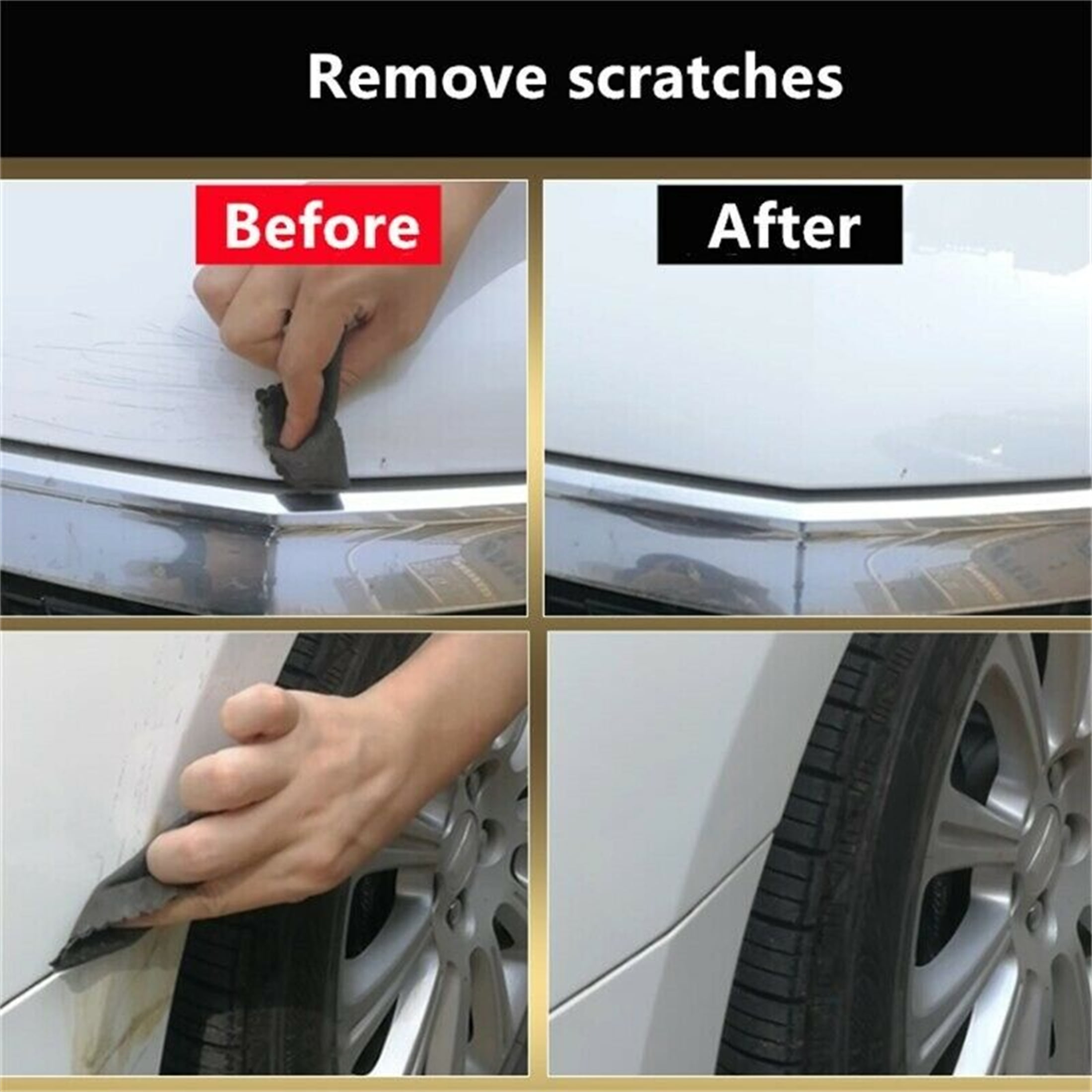 6/12/18/24/30 Pack Nano Sparkle Cloth Car Scratch Repair Cloth