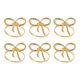 thumbnail image 1 of Juego de 6 Anillos Servilletas Mariposa, Soporte Servilleta para la DecoracióN Mesa ReunióN Familiar Navidad Boda., 1 of 5