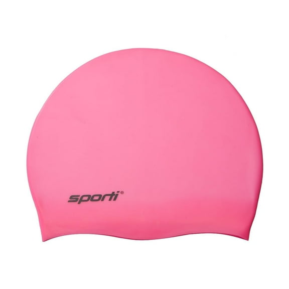 Sporti Neon Silicone Swim Cap - Snug Fit, Anti-Slip, Latex-Free, Lightweight