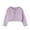 Purple, variant on Girl's Knitted Cardigan Long Sleeve Ruffled Cute Trendy Casual Coat for Girls Dress 1-11 Years