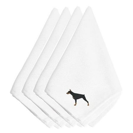 

Doberman Pinscher Embroidered Napkins Set of 4