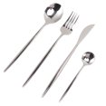 thumbnail image 1 of Flatware Set, Safe Material Dinner Forks Cutlery Set Mirror Polishing Stainless Steel Flatware Set Restaurant Eating Tableware Set For Home And Kitchen, 1 of 8
