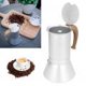 thumbnail image 3 of Moka Estufa Cafetera, Metal Estilo Europeo Plata Profesional Moka Pot Para Viajes ANGGREK  Otros, 3 of 7