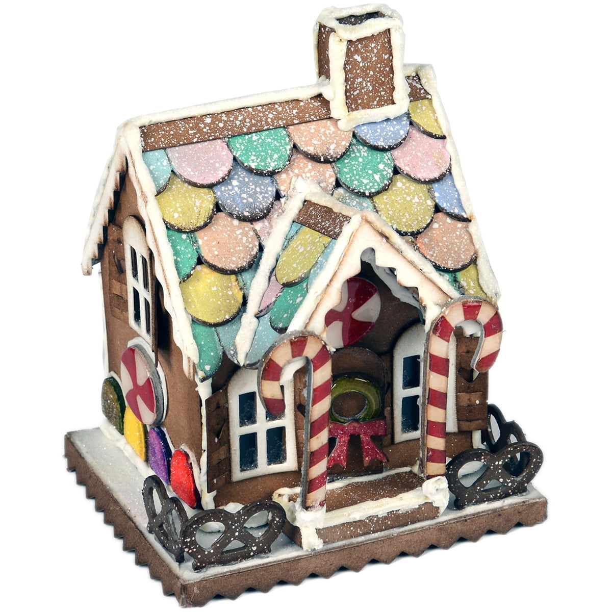 アルバム・スクラップ sizzix Gingerbread House Bag - 656301 Sizzix Bigz Die Village Gingerbread by Tim Holtz - Walmart.com