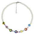 thumbnail image 1 of Shisuyan 1 Pce Collier Coloré Perle Pétale de Marguerite Chaîne Décorative de Clavicule Bijoux, 1 of 8