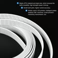 thumbnail image 3 of Unique Bargains White Timing Belt 5 Meter Circumference 10mm Width Opening Fit Synchronous Pulley Wheel for 3D Printer, 3 of 5