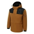 thumbnail image 4 of CKpwisy Winter Jackets for Women Waterproof Outdoor Hiking Heating Jackets Windproof USB Charging Heated Jacket Brown S, 4 of 4