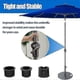 thumbnail image 3 of Replacement Parts for Patio Umbrella Stand - 8 Pack Base Stand Hole Ring Plug Covers and Caps, 3 of 5
