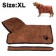 thumbnail image 2 of Albornoz para perros, suave, superabsorbente, de microfibra, con capucha y cinturón, para perros grandes, medianos y pequeños, 2 of 5